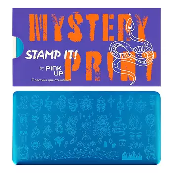 PINK UP Пластина для стемпинга STAMP IT! MYSTERY PRINT