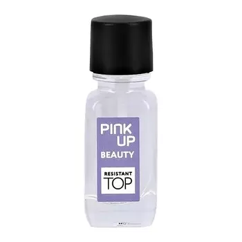 PINK UP Верхнее покрытие для ногтей блеск и стойкость цвета BEAUTY shine and resistant 11.0