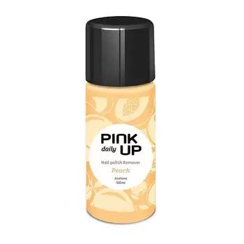 PINK UP Жидкость для снятия лака DAILY с ацетоном Персик 100.0