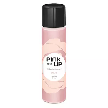 PINK UP Жидкость для снятия лака DAILY с ацетоном Роза 150
