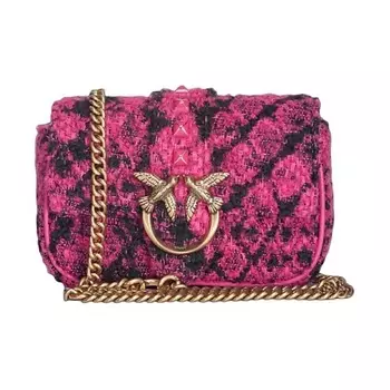 PINKO Сумка Cotton And Polyester Blend Flying Bird Bag Crossbody Bag