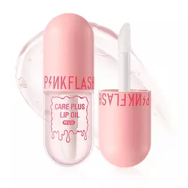 PINK FLASH Ухаживающее масло для губ "Care plus"