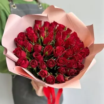 ПИОН ПИОНЫЧ 51 красная роза 40 см Кения