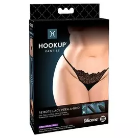 PIPEDREAM Необычные трусики Hookup Panties Remote Lace Peek-a-Boo - Fits Size XL-XXL
