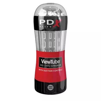 PIPEDREAM PDX Elite ViewTube See-Thru Stroker Мастурбатор прозрачный