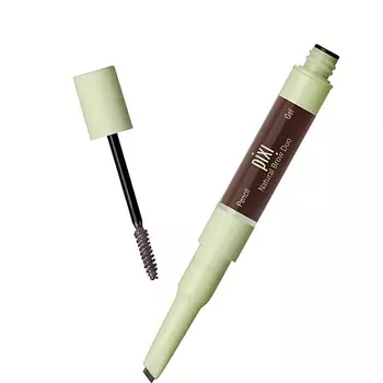 PIXI Двусторонний карандаш и гель для бровей Natural Brow Duo