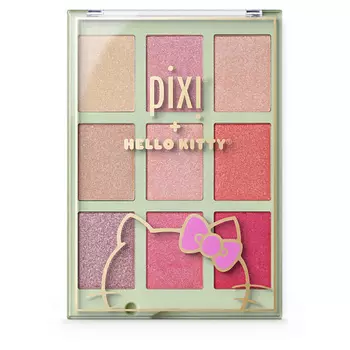 PIXI Хайлайтер и румяна в палетке Hello Kitty Chrome Glow