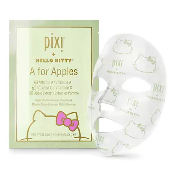 PIXI Увлажняющая и разглаживающая тканевая маска Hello Kitty A is for Apple 69.0