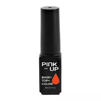 PINK UP Гель-лак для ногтей PRO база+цвет+топ
