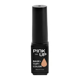 PINK UP Гель-лак для ногтей PRO база+цвет+топ