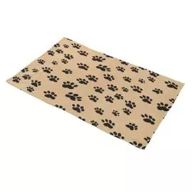 Подстилка плед для собак Trixie Beany Следы бежевая 100 х 70 см (1 шт)
