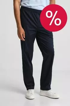 Брюки хлопковые на эластичном поясе Calvin Klein