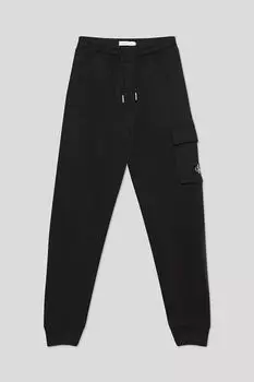 Брюки хлопковые на кулиске с карманом Calvin Klein Jeans