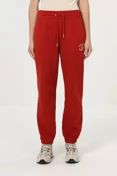 Брюки хлопковые на кулиске с логотипом Tommy Hilfiger