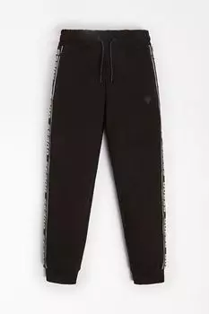 Брюки хлопковые с тесьмой на боку Guess