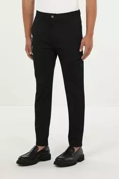 Брюки хлопковые зауженного кроя Calvin Klein