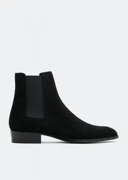 Ботинки SAINT LAURENT Wyatt Chelsea boots, черный