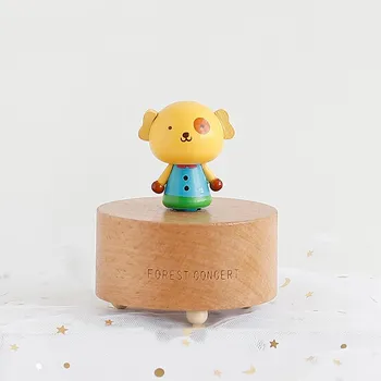Механизм резная музыкальная шкатулка мини резная деревянная музыкальная шкатулка с фламинго в руке музыкальный подарок идеально подходит для синий