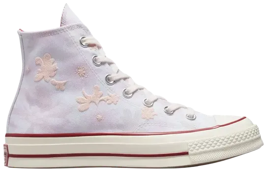Кроссовки Converse Chuck 70 High Embroidered Desert Floral, розовый