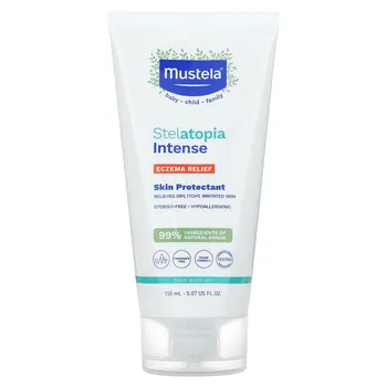 Mustela, Steratopia Intense, средство от экземы, защитное средство для кожи, без отдушек, 5,07 жидких унций (150 мл)