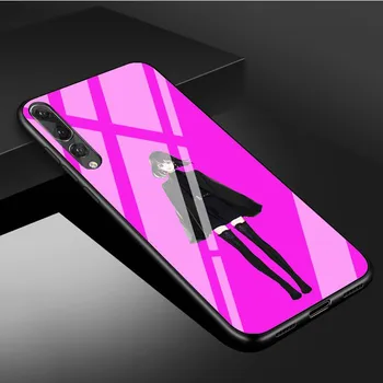 Чехол для телефона из закаленного стекла с изображением аниме для Huawei P20 P30 P40 P40 Lite Pro Psmart Mate 20 30 Huawei P20
