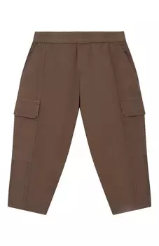 Хлопковые брюки-карго Emporio Armani
