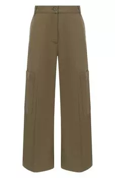 Хлопковые брюки-карго Weekend Max Mara