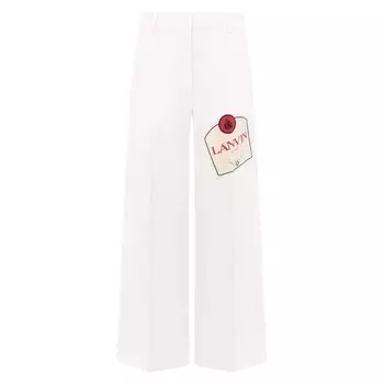 Хлопковые брюки Lanvin