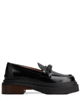 Лоферы с миндалевидным носком TOD'S, черный