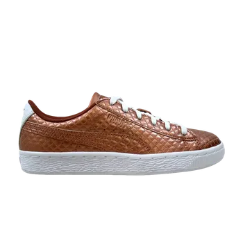 Кроссовки Basket Metallic Emboss Jr Puma, медь