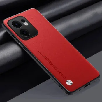 Простой чехол из искусственной кожи для Oppo Reno 13F 13 F Матовый силиконовый бампер Противоударный мягкий защитный чехол для телефона Reno 12F 12 FS 13 Pro OPPO Reno 13 чёрный
