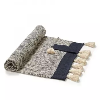 Плед Plaid Chevron Tassels