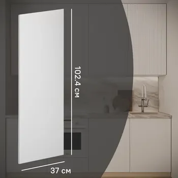 Фальшпанель для кухонного шкафа Висла 37x102.4 см Konsensa МДФ цвет белый
