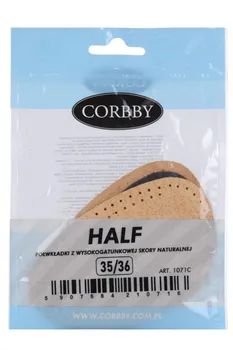 Полустельки Corbby Half латекс перфорир основа натур кожа р 35-36