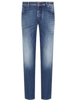 Джинсы Slim Fit хлопковые JACOB COHEN
