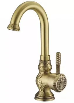 Смеситель для раковины ZorG Antic A 204U-BR бронза