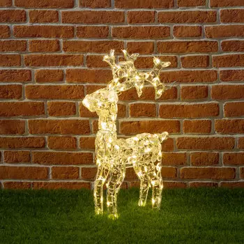 Олень северный Lotti 100 LEDs теплый белый
