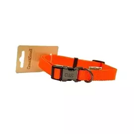 Ошейник для собак GREAT&amp;SMALL 15x300-450мм Нейлон оранжевый