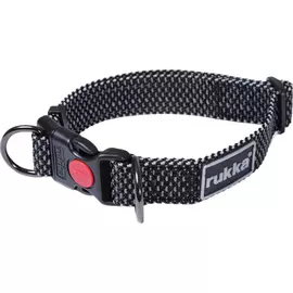 Ошейник RUKKA Star 660125292JV990/S 2x30-40 см черный