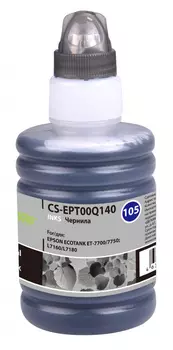 Чернила Cactus CS-EPT00R140, 70 мл, черный, совместимые для Epson L7160/L7180