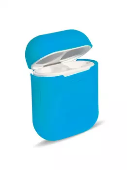 Чехол Smartbuy, силиконовый для Apple AirPods, синий (SBECASE-001S-BU)