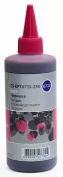 Чернила Cactus CS-EPT6733-1000, 1 л, пурпурный, совместимые, водные для Epson L800/L810/L850/L1800
