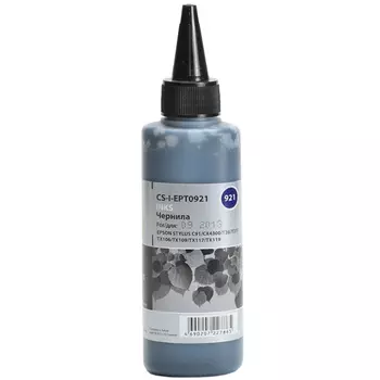 Чернила Cactus CS-I-EPT0921, 100 мл, черный, совместимые для Epson Stylus C91 / CX4300 / T26 / T27 / TX106 / TX109