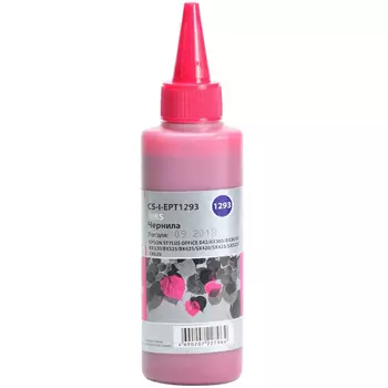 Чернила Cactus CS-I-EPT1293, 100мл, пурпурный, совместимые, для Epson Stylus Office B42 / BX305 / BX305F / BX320 / BX525