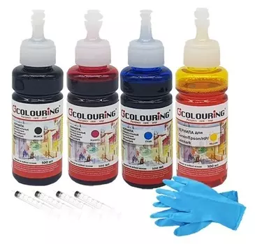 Чернила Colouring, 90 мл, черный, совместимые, водные для DeskJet GT5810/GT5820/GT5822/InkTank 110/115/310/315/319/410/415/418 (CG-M0H57AE)