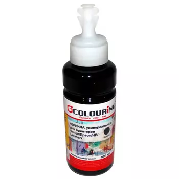 Чернила Colouring CG-INK-UNI-Bk 100мл, 100 мл, черный, совместимые