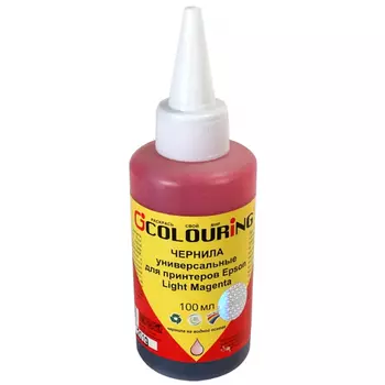 Чернила Colouring CG-INK-UNI-Eps-LM 100мл, 100мл, светло-пурпурный, совместимые, для Epson