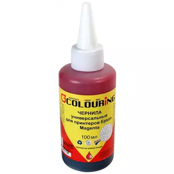 Чернила Colouring CG-INK-UNI-Eps-M 100мл, 100 мл, пурпурный, совместимые для Epson