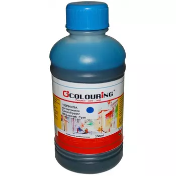 Чернила Colouring CG-INK-UNI-С 250мл, 250 мл, голубой, совместимые