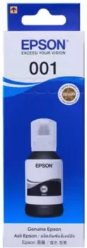 Чернила Epson 001, 127 мл, черный, оригинальные для Epson L4150/L4160/L6160/L6170/L6190 (C13T03Y198)